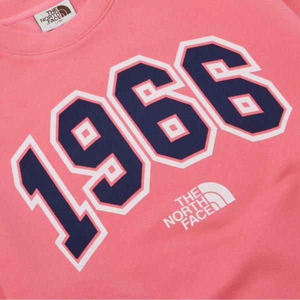 [north Face Official] Nm5mp51m White Label 1966 Logo Sweatshirt