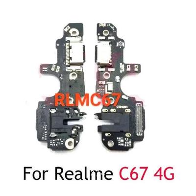 Reemplazo de cable flexible para conector de carga USB de placa base de carga USB para Realme C53 C55 C65 C67 4G