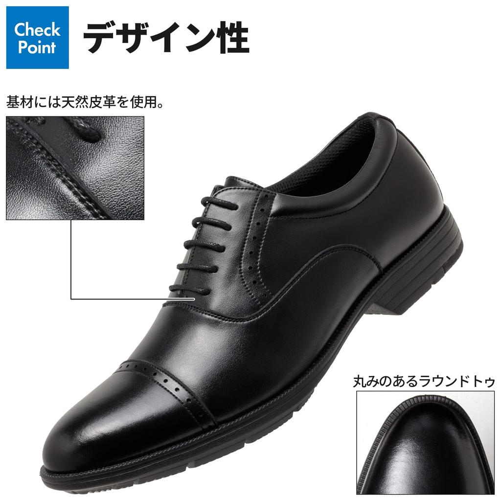 [Oxford Field] 6085 Medallion Oxford Straight Tip Business Shoes for Men, Genuine Leather, Business Shoes, Sneakers, Comfortable for Running, Lightwei