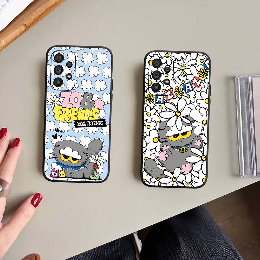Z-Zoa Cat Fashion Phone Case For Samsung A 52 53 21 32 13 12 71 31 51 40 72 73 70 22 42 50 30 20 21 Shell