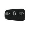 3 Buttons For Hyundai I10 I20 I30 Key Button Cover Plastic 1pc Black