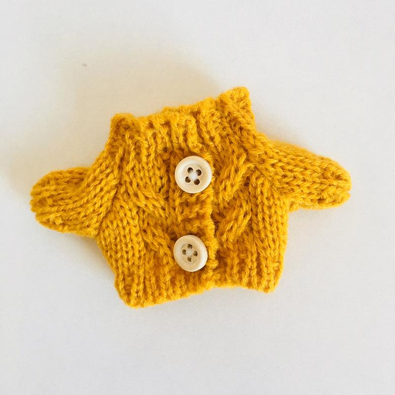 בגדי בובת קטיפה ויניל חמודה 17 ס"מ קופסה עיוורת - תליון LaBuBu שמלת אביזרים