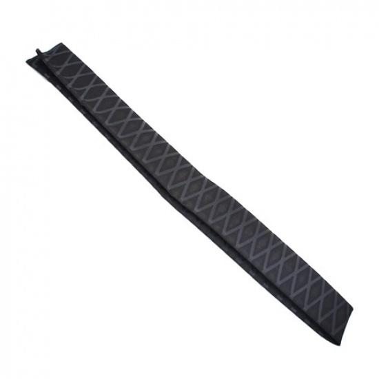 Black Flat Width 80mm Durable 39'' Heat Shrinkable Wrap Tubing For Rod Grips