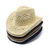 Maranta Handwoven Hollow Out Denim Sun Hat With Wide Brim For Summer Sun Protection