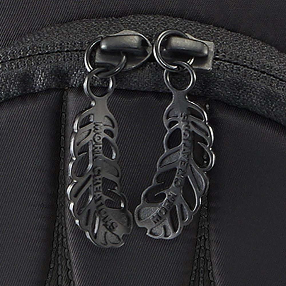 Morn Creations Eule Klassischer Rucksack, Groß, Schwarz