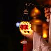DIY Mid-Autumn Festival Handmade Lantern Bamboo Frame LED Light Portable Chinese Style Lantern Traditional Festival Light Home Decoration