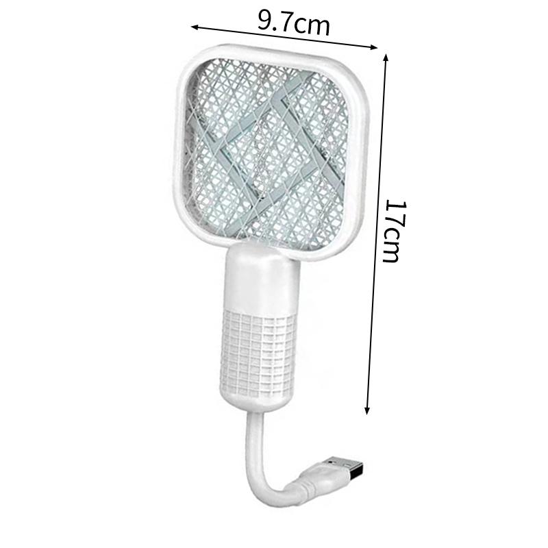 Mini Electric Mosquito Swatter USB Charging Mosquito Killer UV Trap Lamp Anti-Mosquito Insect Light Swatter Household Supplies