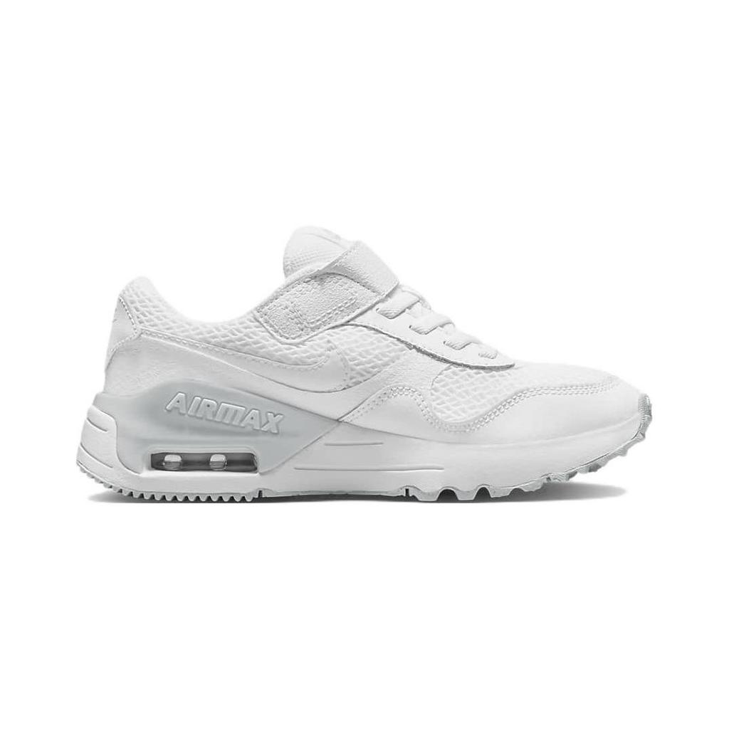 Nike Air Max SYSTM Cushioning, Wear Resistant Low Top Kids Lifestyle Shoes White Children Aged 3 7 Years Old DQ0285-102