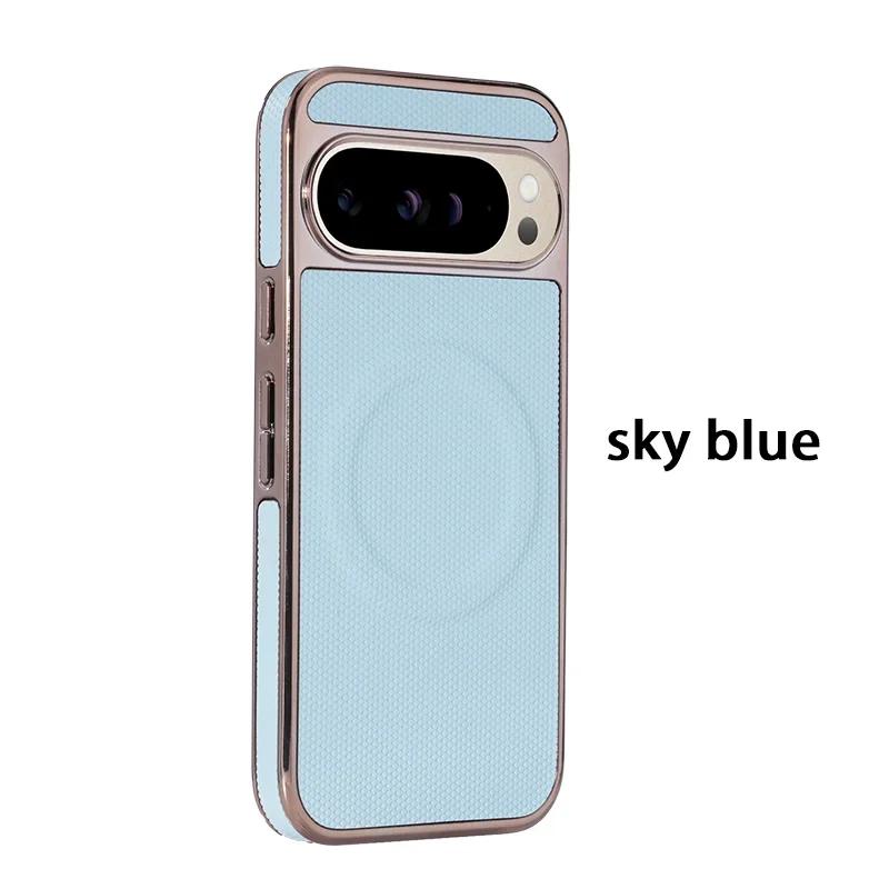 Nouvelle Housse de Protection Métallique Antichoc Magnétique Magsafe sans Fil pour Google Pixel 9 8 Pro XL 9A
