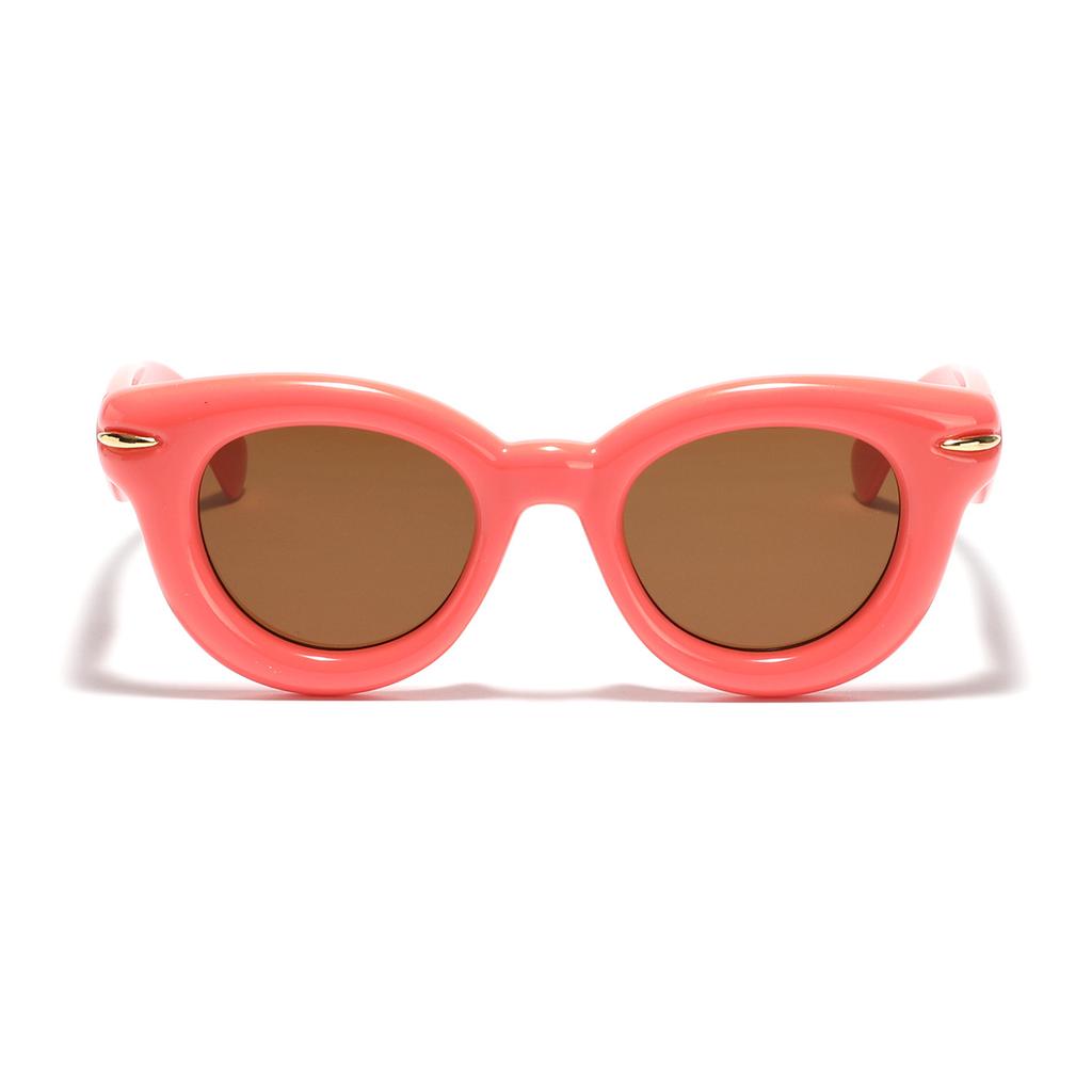 Glasses, Popular Sunglasses Men'S Cat Eye Personality Rivet Sunglasses Women Ins