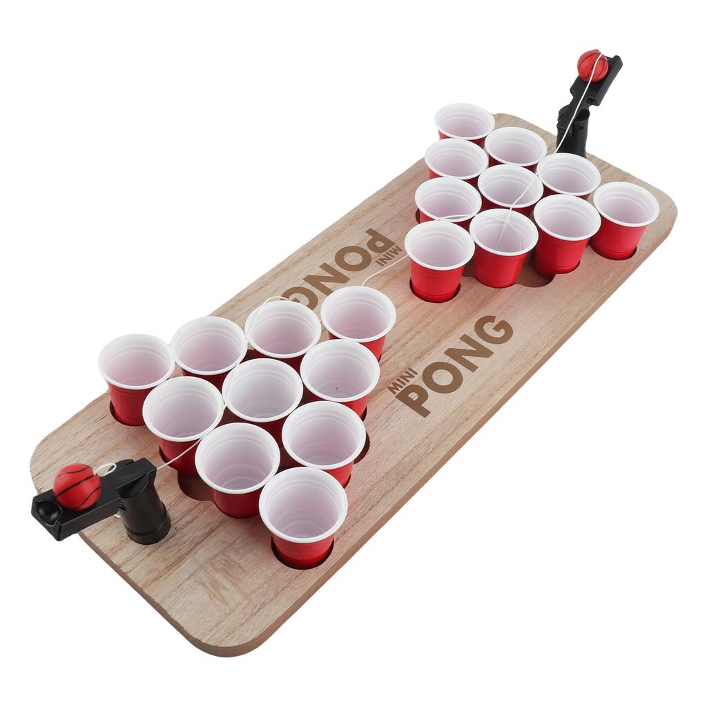 Beer Pong Tisch Set Übung Hand-Auge-Koordination Bälle Trinkspiel für Party Büro Haushalt