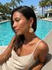 Enamel Shell Starfish Faux Pearl Drop Earrings Ocean Theme Beach Vacation Dangle Earrings Jewelry