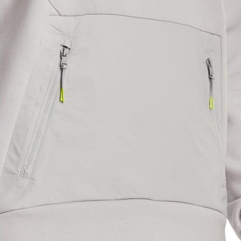 Under Armour Logo Crew Neck Loose Sweatshirt Men Tops Light-Grey 1366222-014