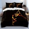 Basketball Themed Sports Artwork Poster Multiple Sizes Kid'S And Adults' Bedroom Exquisite 3Pc Bedding Set, Gift