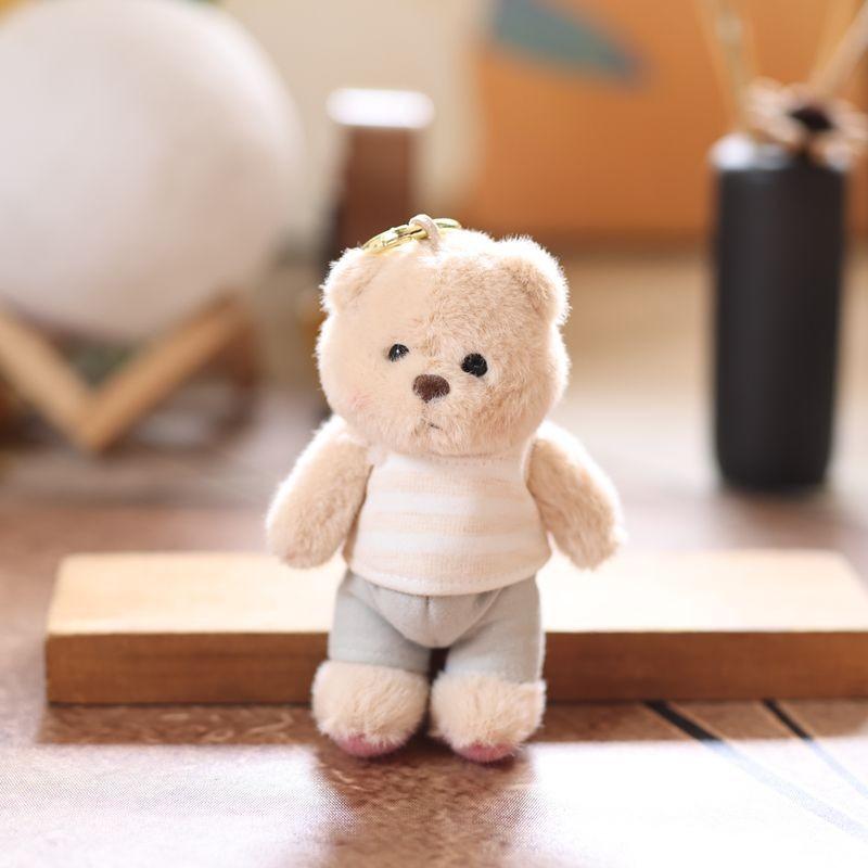 

Plush Bear Keychain With Soft Short Pile Fabric For Kids And Teens Yellow Bear