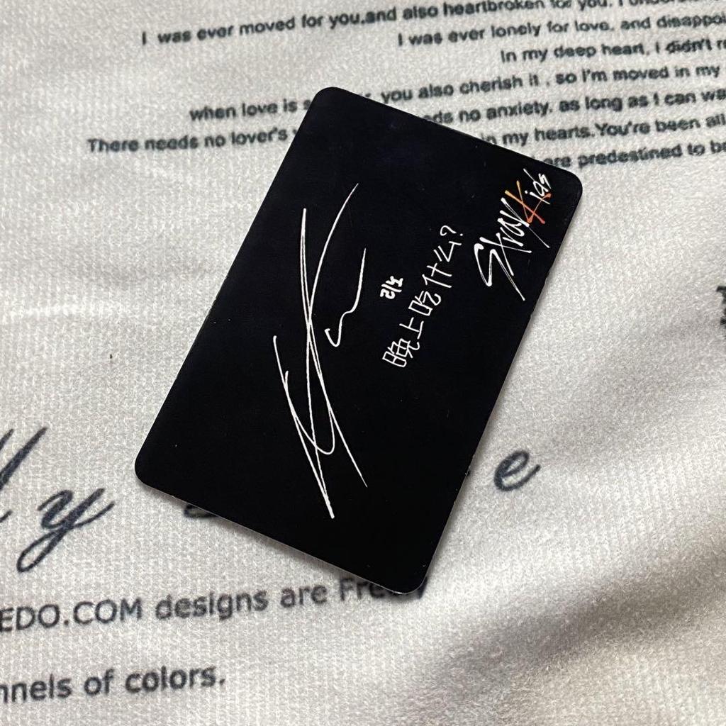 [USED] stray kids reno iamyou taiwan version trading card