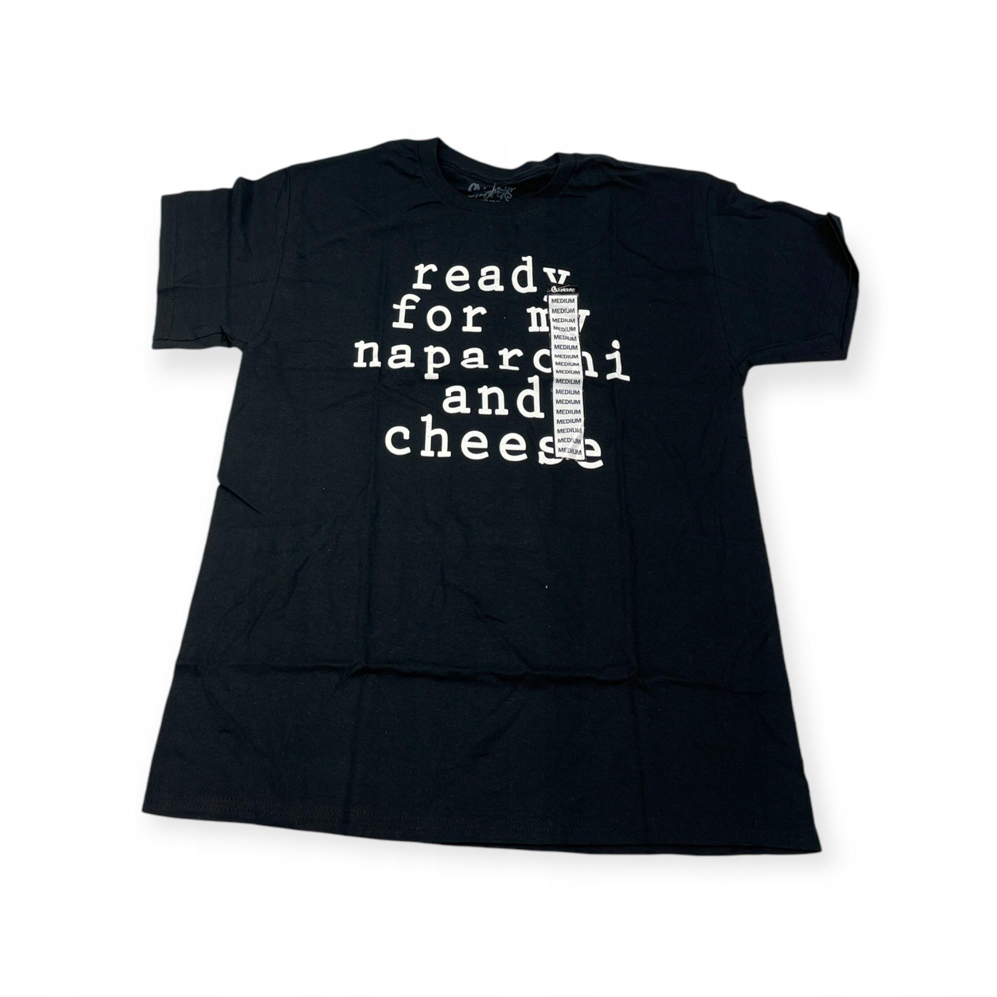 

Koszulka T-shirt męski okrągły dekolt SPENCER S nadruk XL