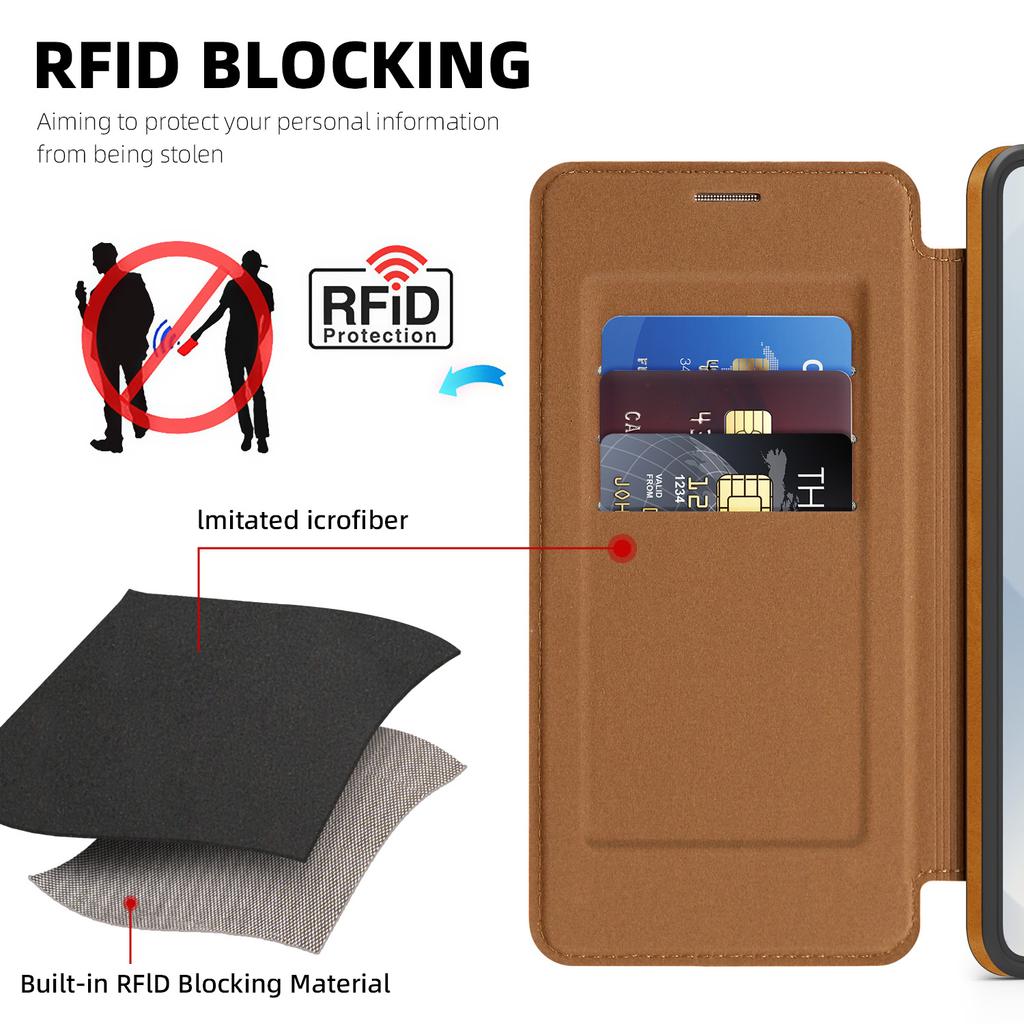 All-Inclusive Flip Case For Samsung Galaxy S25 Edge Magsafe Embossed PU Leather Card Slot Cash Pocket Soft Cover