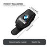 ADZW9 Magnetic Leather Eyeglass Hanger Clip Universal Sunglasses Holder For BMW X3 X5 M5 M3 E46 E90 E60 F10 E39 F30 E36 G30 E87 E70