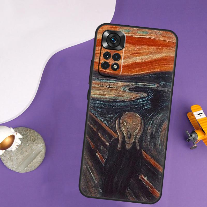 Iconic Painting Famous Art Case For Xiaomi Redmi Note 14 13 Pro 12 9 10 11 Pro 10S 11S 12S Redmi 14C 13C 10C 12C Cover