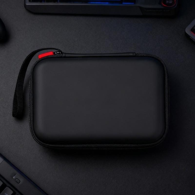 Storage Case Organizers with Pocket for RG Double Screen Game Console Storage Bag Shockproof Travel Pouch Carrying Case