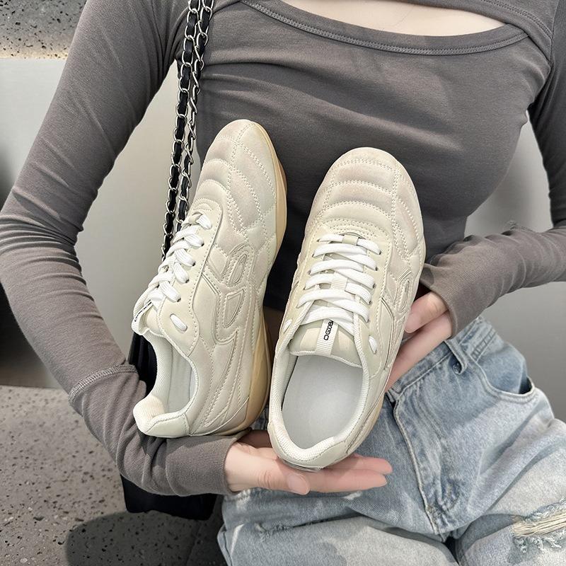 

Bai Jingting black shoes outdoor summer soft-soled casual shoes niche sports racing shoes 40 бежевий