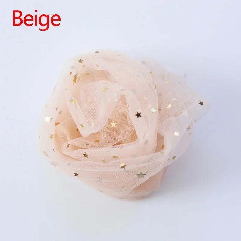 Summer Fashion Candy Color Thin Mesh Tulle Ankle Socks Transparent Elastic Mesh Shiny Stars Moon Fishnet Socks