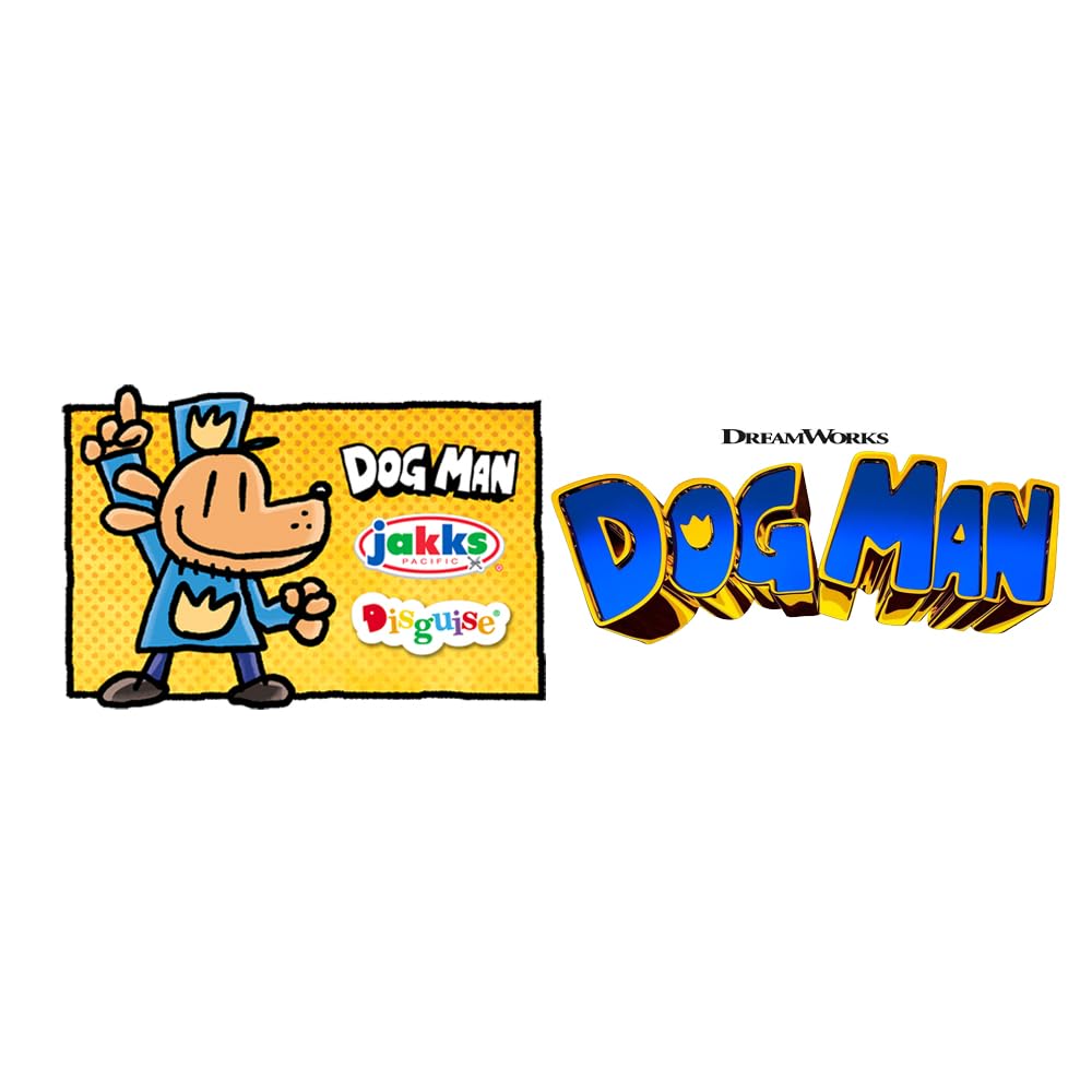 Dog Man Movie Action Figure Multi-Pack Set with 2.5-Inch Scale Figures - Dog Man Movie Toys Inspired by Lil' Petty, The Chief, and Flippy!