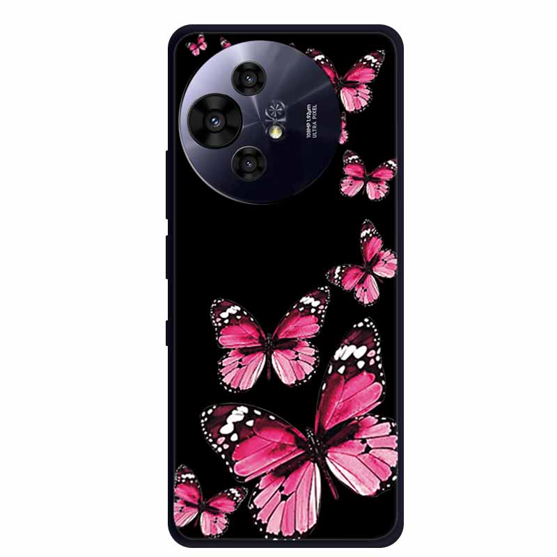 Coque For TCL 50 Pro NxtPaper 5G Case Shockproof Black Silicone Soft TPU Back Cover For TCL 50 Pro NxtPaper Phone Case Cartoon