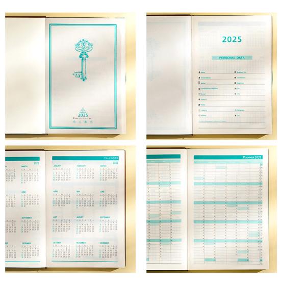 2025 Daily Planner Notebook Comprehensive Daily Organizer Monthly Overview Daily Productivity Planner