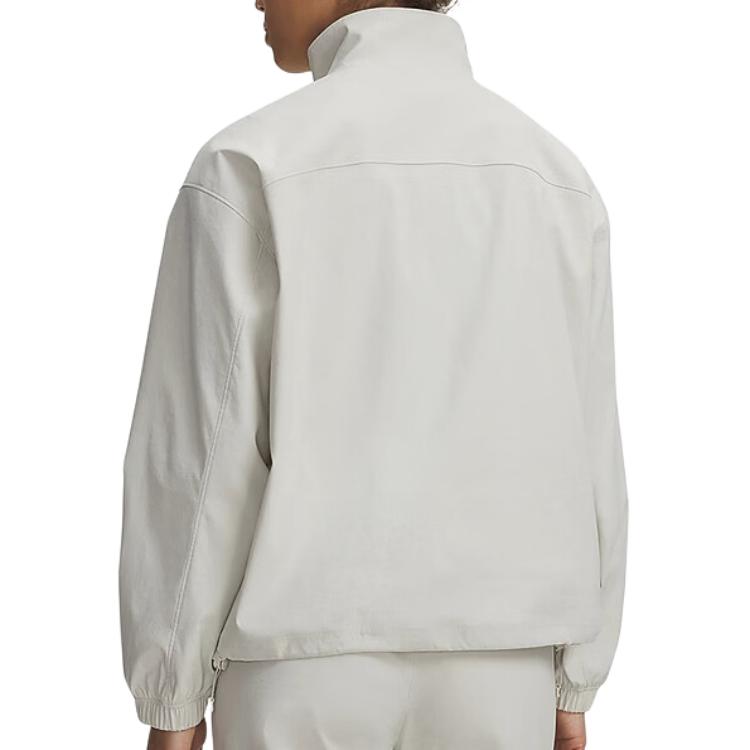 Under Armour Woven Casual Sports Jacket Women Off-White 6010350-110