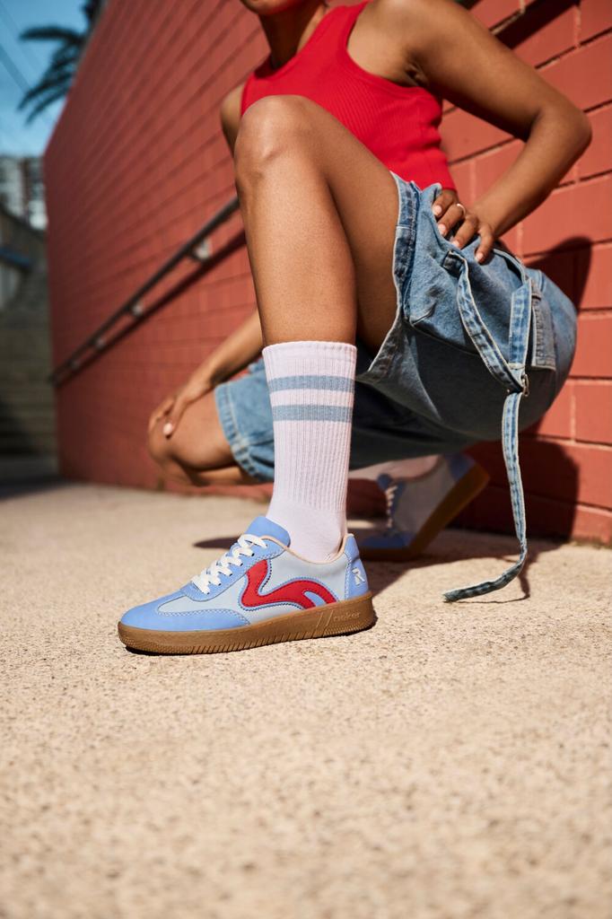 Rieker Low-Top Sneaker (M5512) Blue/red