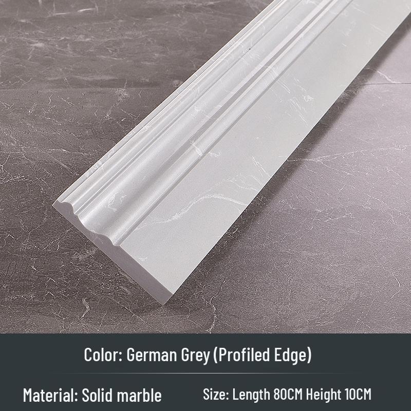 

Білі Порцелянові та Чорні Мармурові Плінтусні Плитки для Підлоги Вітальні