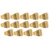 14pcs Finger Protector Ring Thimble Gold Copper Thimble Adjustable Thimble  Quilting