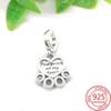Real 100% 925 Sterling Silver Colorful Rainbow Pendant & Dream Catcher Heart Charm Fit Fashion 3mm Bracelet Romantic Gift