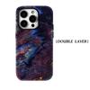 Galaxy Marble Swirl Phone Case for IPhone 17AIR 16E 16 15 14 13 12 11 17 Pro Max Plus Double-layer Back Cover