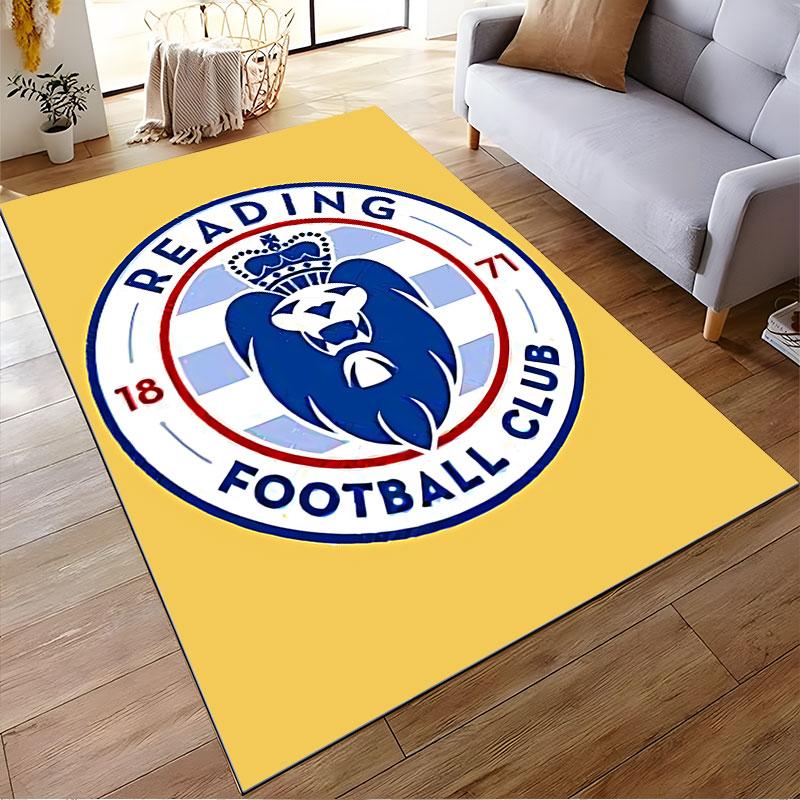 Reading FC Logo Carpet Suitable As a Non-slip Mat for the Living Room or Bedroom Sofa