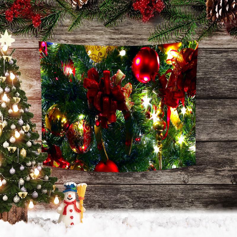 Vánoční tapiserie Vánoční pozadí Layout Látka Obývací pokoj Santa Claus závěs