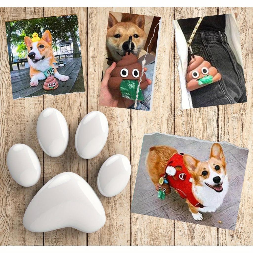1 pezzo Forniture creative per animali domestici, toilette da esterno per cani, dispenser per sacchetti igienici biodegradabili, cestino portatile