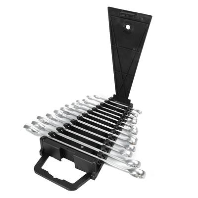 Jeu de 12 clés multifonctions à double tête en acier chrome-vanadium pour voiture, camion, industrie, 6-19 mm 0,2-0,7 in