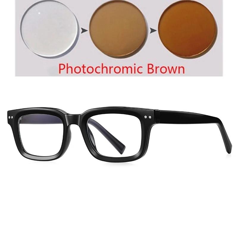 Blue Light Blocking Small Square Prescription Glasses For The Nearsighted TR90 UV400 Shortsighted Eyeglasses 0 -0.5 -0.75 To -6.