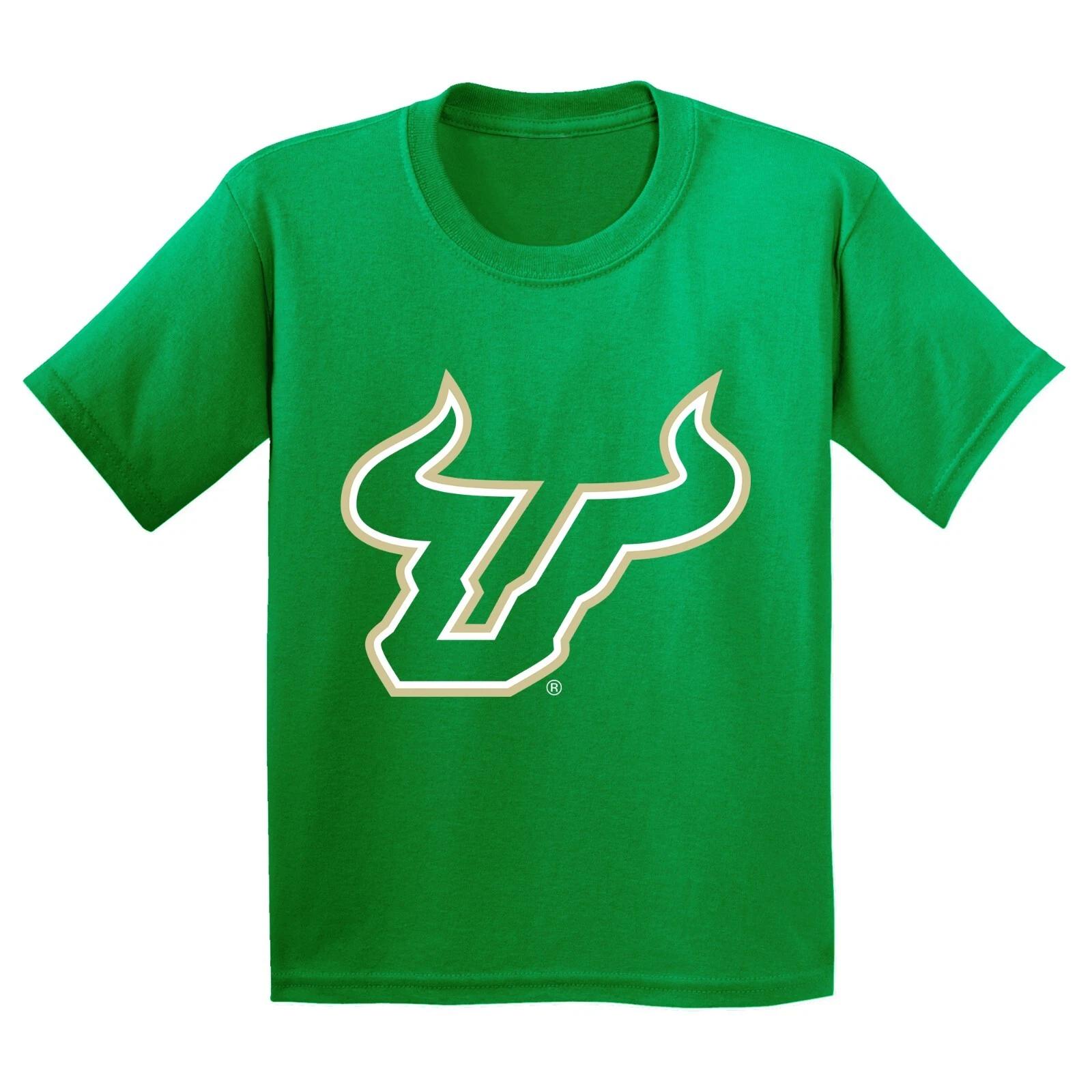 South Florida Bulls Primary Logo Youth T-Shirt - Irish Green L