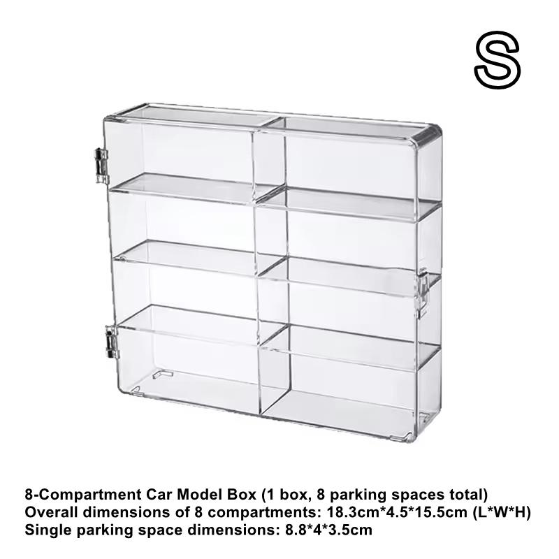 

M-8-grid Acrylic Storage Rack Creative Toys/gifts Transparent Display Stand Collection Enthusiasts Show Storage Supplies.