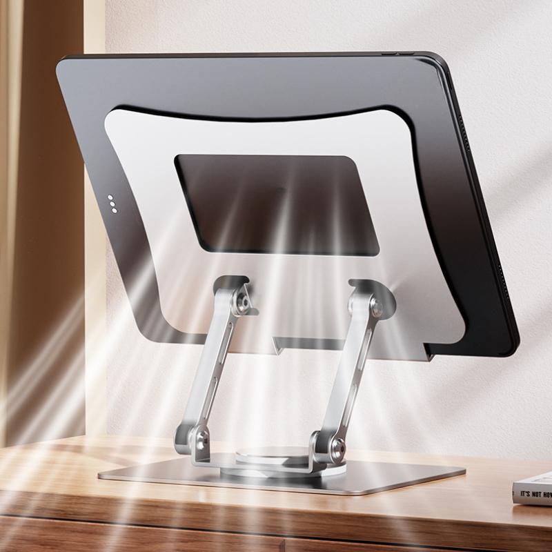 360° Rotating Metal Tablet Stand Desktop Vertical Height-increasing Painting Game Learning Machine Suitable for Ipad Stand Mobile Phone Stand