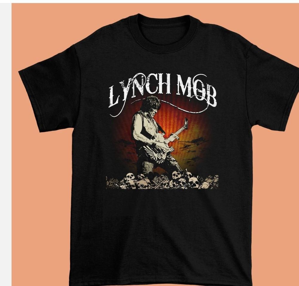 Vintage Lynch Mob Band Member Black Cotton Black Shirt All size Unisex T-Shirt M