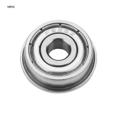 10pcs F625ZZ Double Shielded Miniature Flanged Ball Bearings 5 X 16 X 5mm