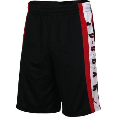 Short de basket-ball tricoté ample à séchage rapide et respirant avec imprimé de lettres pour homme noir 924567-010