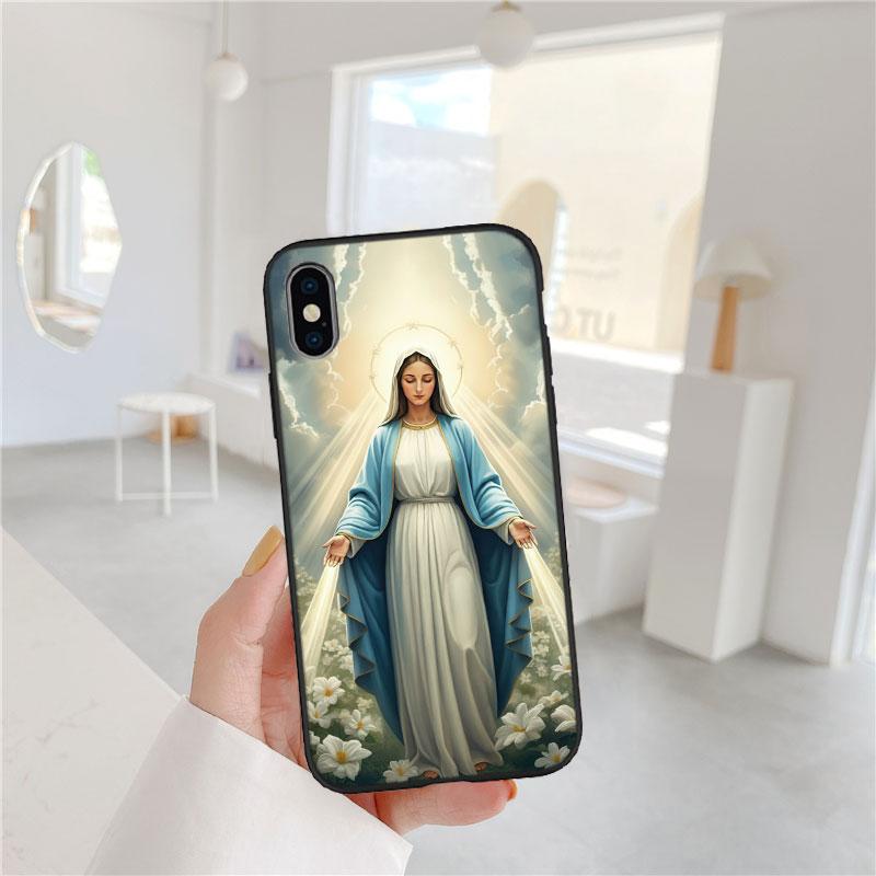 BF115 Virgen Maria Soft Shell Phone Case for Redmi Note 13 14 Pro+ Plus A3 A3X 13X 13C 13R 14S 14C 14R