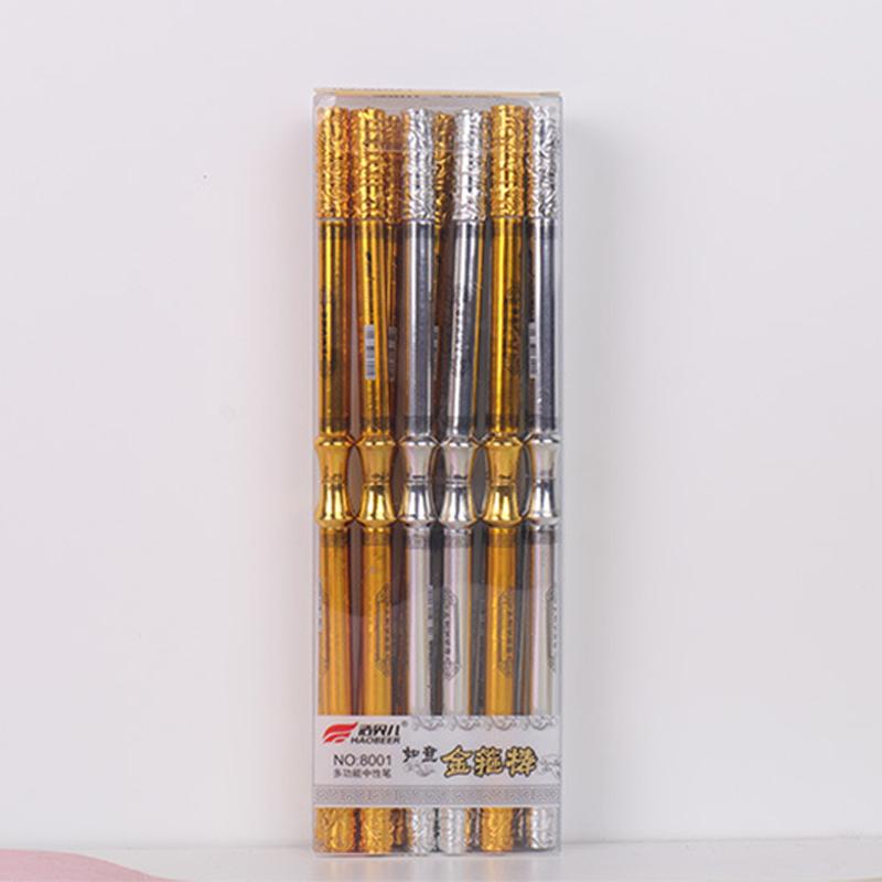 Golden Cudgel Nunchakus Pen Writing Rotating Pen Creative Stress Reliever Toy