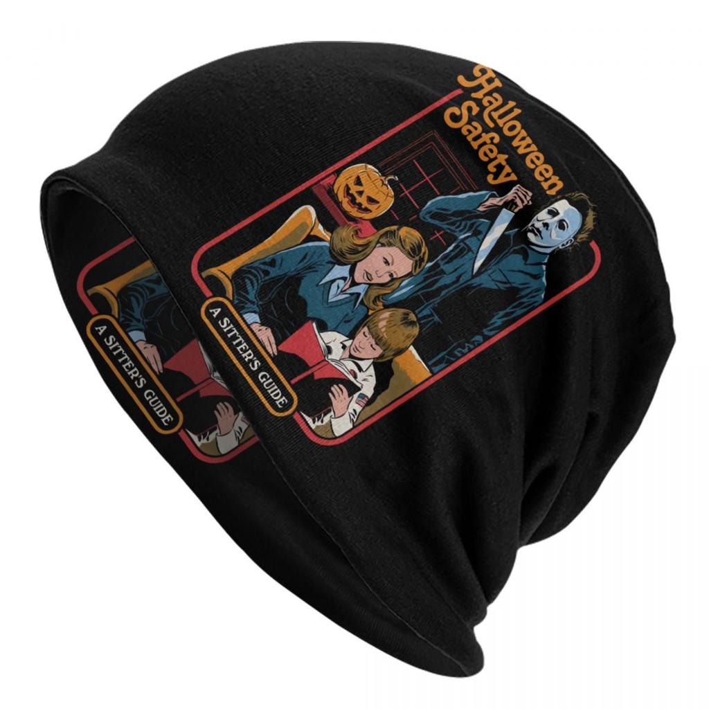 Individuelle Michael Myers Halloween Horrorfilm Mützen Beanies Mützen Cool Winter Warm Unisex Damen Strickmützen Unisex Erwachsenen Mützen